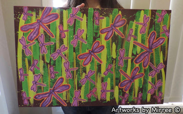 40cm x 60cm Canvas Print by Mirree Contemporary Aboriginal Art